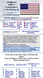 Mobile Screenshot of chippewavalleyww2.org
